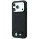 2. Etui BMW M Blue Perfo Metal Logo MagSafe na iPhone 18 Pro / 17 Pro - czarne