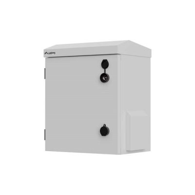 2. SZAFA RACK WISZĄCA 10" HERMETYCZNA IP55 MONTAŻ NA ŚCIANIE/SŁUPIE 320X220X400 SZARA LANBERG (ZŁOŻONA)