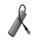 3. Hub USB Acefast J18 stacja dokująca USB-C 6w1 HDMI 4K 60Hz PD90W - szara