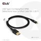 3. Kabel USB-C to DP 1M/M/M CAC-1559 Club3D