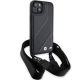 3. Etui BMW M Edition Carbon Stripe & Strap na iPhone 15 Plus / 14 Plus - czarne