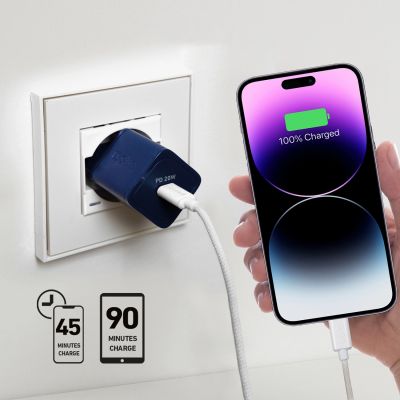 6. Ładowarka sieciowa SBS TETRGAN1C20B 20W GaN z Power Delivery - niebieska