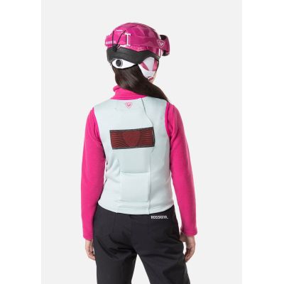 6. Ochraniacz narciarski dla dzieci ROSSIGNOL FLEXVENT VEST KIDS AQUA niebieski