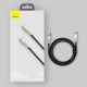 15. Kabel Baseus Cafule Series Metal Data USB-C / USB-C PD QC SCP 100W 5A 2 m - zielony