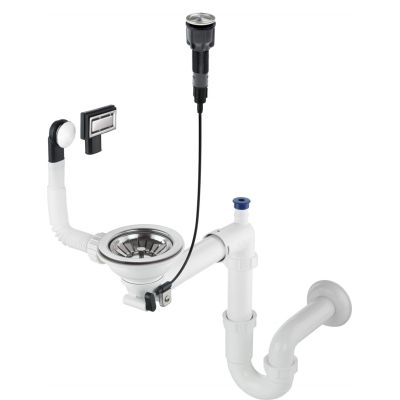 Syfon do zlewozmywaka granitowego 1-komorowego - Space-Saver ZXY_9982 5907650821106