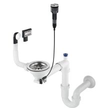 Syfon do zlewozmywaka granitowego 1-komorowego - Space-Saver ZXY_9982 5907650821106