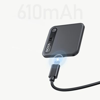 10. Rejestrator głosu BOYA Notra z transkrypcją AI - czarny