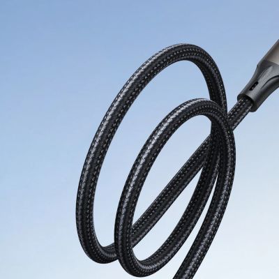 9. Kabel Joyroom Light-Speed Series S-A25 USB-C / USB-C 100W 1.2m - czarny