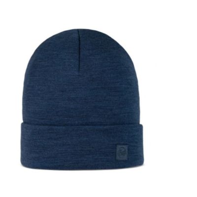 Czapka BUFF MERINO HEAVYWEIGHT BEANIE SOLID NIGHT BLUE