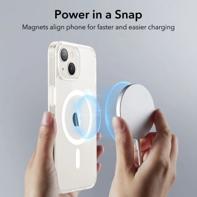 2. Etui ESR Classic Hybrid Halolock z MagSafe na iPhone 13 / iPhone 14 - przezroczyste