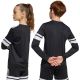 13. Koszulka dla dzieci adidas Squadra 25 Long Sleeve Jersey czarno-biała JJ0047