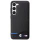 3. Etui BMW Leather Carbon na Samsung Galaxy S23+ - czarne