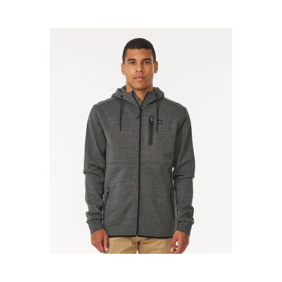 7. Bluza RIP CURL Anti Series Departed Zip Thr brązowe