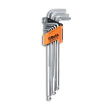 KLUCZE TRZPIEN.DLUGIE Z KONC.KULISTA 1,5-10MM (9 SZT.)   BETA