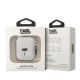 3. Etui Karl Lagerfeld Silicone Karl Head 3D na AirPods 1/2 - białe