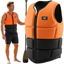 KAMIZELKA NEOPRENOWA ASEKURACYJNA SUP XQMAX R.L ORANGE/ BLACK
