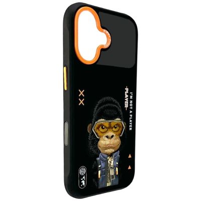 5. Etui Nimmy Cool&Cute 2.0 Gorilla na iPhone 17 - czarne