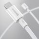 15. Kabel Baseus CATYS-C02 USB-C - USB-C PD QC FCP 100W 5A 2m - biały