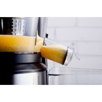 18. ELDOM WYCISKARKA WOLNOOBROTOWA PJ400 400W SREBRNO-CZARNA ,ŚLIMAK BPA FREE 80 [OBR./MIN]
