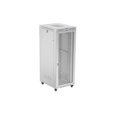 SZAFA INSTALACYJNA RACK STOJĄCA 19" 42U 800X1000 SZARA DRZWI PERFOROWANE LCD LANBERG (FLAT PACK)