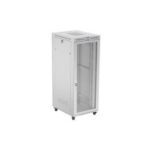 SZAFA INSTALACYJNA RACK STOJĄCA 19" 42U 800X1000 SZARA DRZWI PERFOROWANE LCD LANBERG (FLAT PACK)