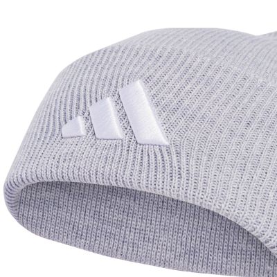 7. Czapka adidas New Logo Beanie Cuff szara JX5746