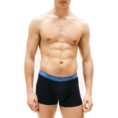 4. Tommy Hilfiger 3-Pack bokserki majtki męskie granatowe bawełna