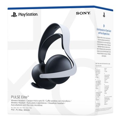 8. Sony PULSE Elite Zestaw słuchawkowy Przewodowy i Bezprzewodowy Opaska na głowę Gaming Bluetooth Podstawka do ładowania Czarny, Biały
