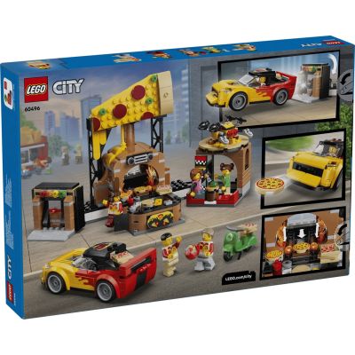 2. LEGO City 60496 - Dostawa pizzy z pojazdami