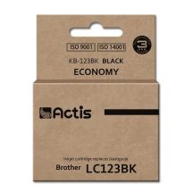 Actis KB-123Bk Tusz (zamiennik Brother LC123BK/LC121BK; Standard; 15 ml; czarny)