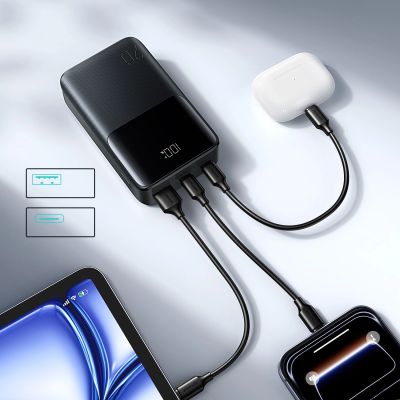 13. Powerbank Joyroom JR-QP192 Star Series Mini 20000mAh 22,5W z wyświetlaczem cyfrowym - czarny