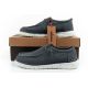 10. Wrangler buty męskie półbuty mokasyny Makena Stone niebieskie modne granatowe