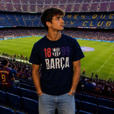 4. FC Barcelona t-shirt męski 5001CBAG