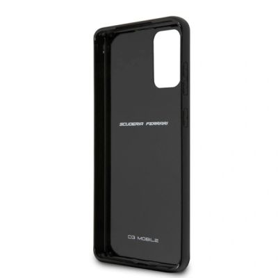 6. Etui Ferrari Carbon Heritage na Samsung Galaxy S20+ - czarne