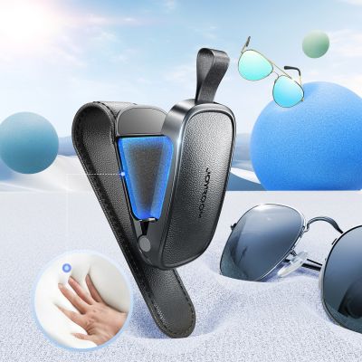 6. Uchwyt na okulary Joyroom JR-ZS511 na osłonę przeciwsłoneczną klips magnetyczny - czarny