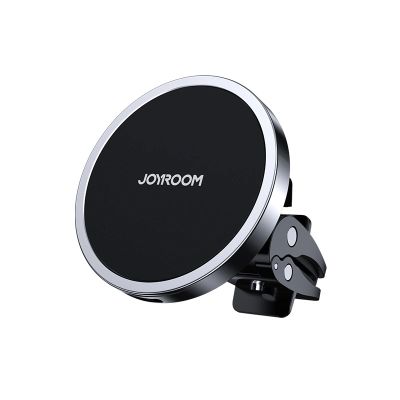 2. Joyroom samochodowy uchwyt magnetyczny bezprzewodowa indukcyjna ładowarka Qi 15 W (kompatybilna z MagSafe do iPhone) czarny (JR-ZS240)