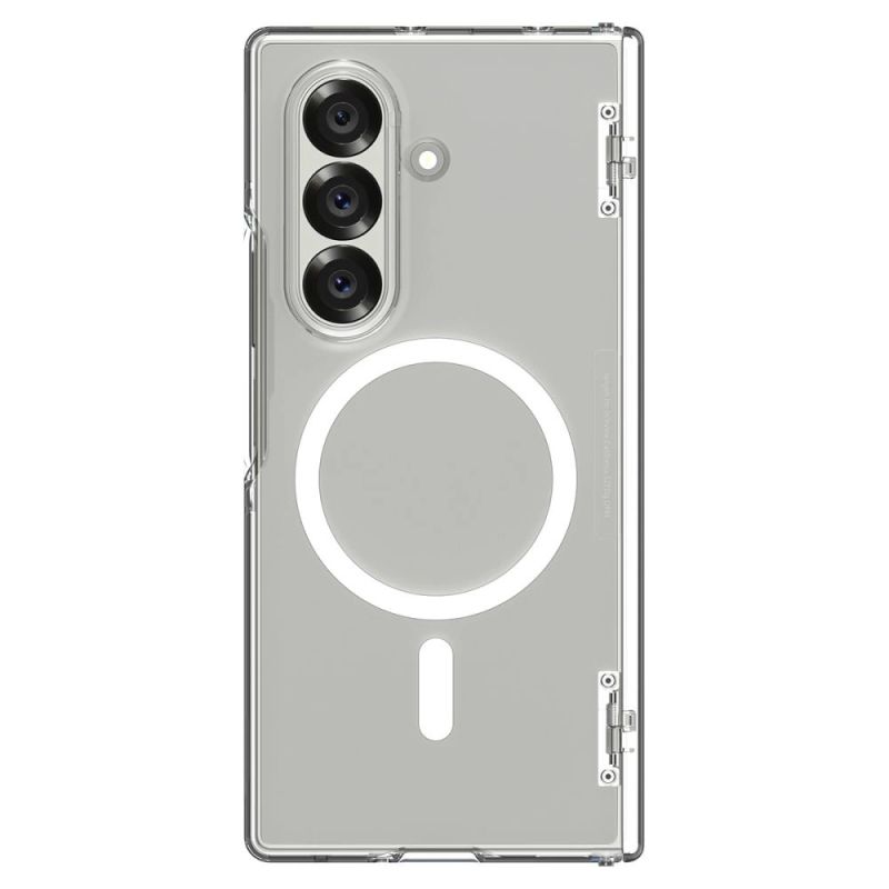 8. Etui Spigen Tough Armor Pro Mag MagSafe na Samsung Galaxy Z Fold 7 - przezroczysto-białe