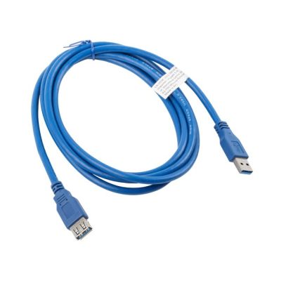 2. Kabel Lanberg CA-US3E-10CC-0018-B (USB 3.0 M - USB 3.0 F; 1,8m; kolor niebieski)
