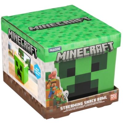 PP MINECRAFT CREEPER STREAMING SNACK BOWL