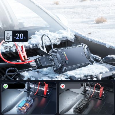 11. Jump starter Baseus PrimeTrip VJ1 12000mAh - czarny