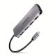 Axagon HMC-HCR3A 3x USB-A+ HDMI+ SD/microSD USB-C 3.2 Gen 1 hub 20cm Przewodowa USB 3.2 Gen 1 (3.1 Gen 1) Type-C Szary
