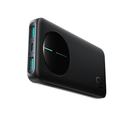 3. Powerbank Joyroom JR-PBF12 Pro 22,5W 10000mAh z wyświetlaczem cyfrowym 2x USB-A 1x USB-C - czarny