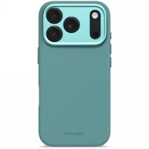 Etui Decoded AntiMicrobial Silicone Backcover MagSafe na iPhone 17 Pro - miętowe