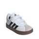 2. Buty dla dzieci adidas VL Court 3.0 Skateboarding biało-szare ID9157