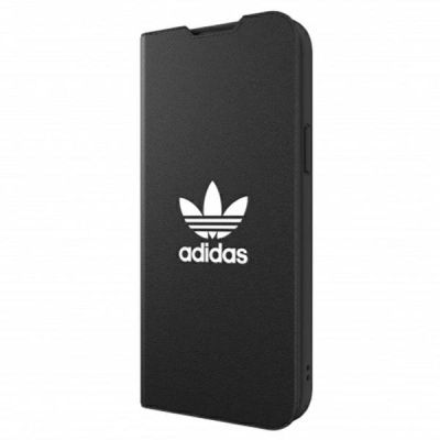 3. Etui Adidas OR Booklet Case BASIC na iPhone 13 Pro Max - czarno-białe