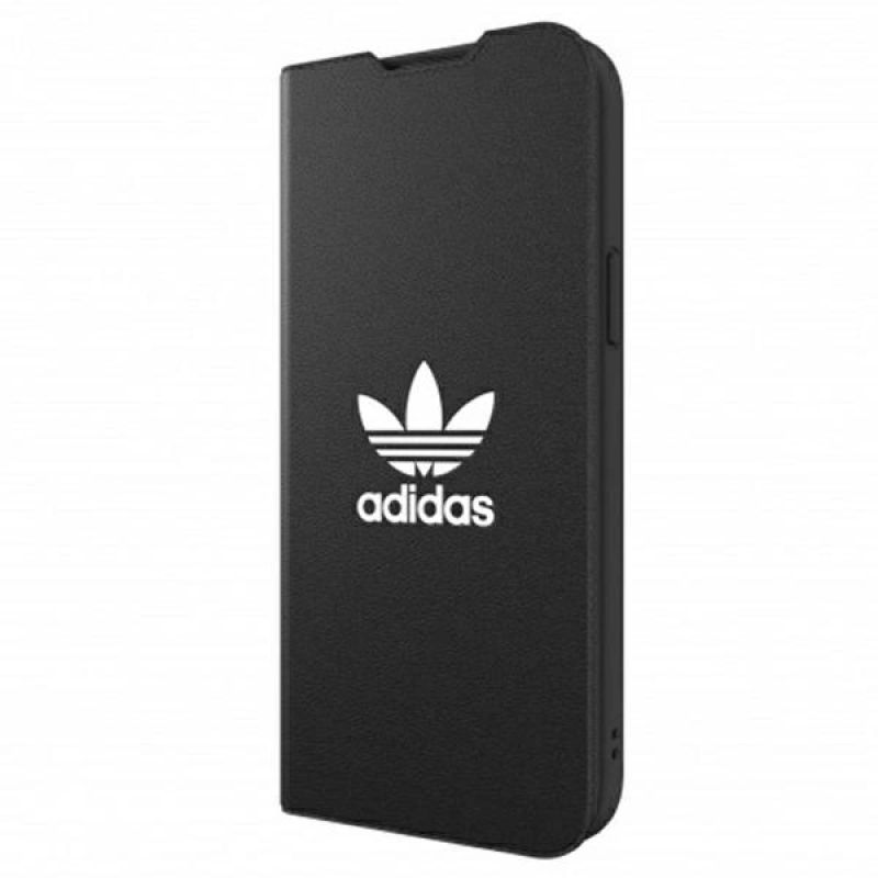 3. Etui Adidas OR Booklet Case BASIC na iPhone 13 Pro Max - czarno-białe