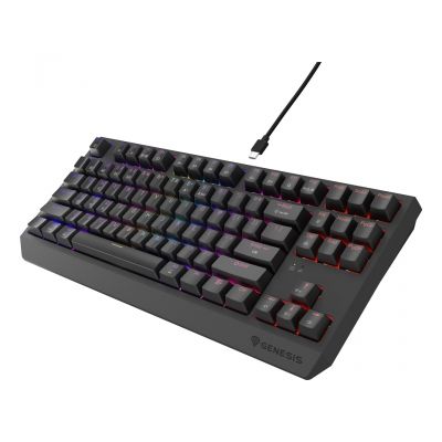 16. GENESIS Thor 230 TKL klawiatura Gaming USB + RF Wireless + Bluetooth QWERTY US English Czarny