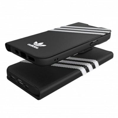 3. Etui Adidas OR Booklet Case PU na iPhone 13 Pro / iPhone 13 - czarno-białe