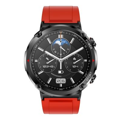 4. Smartwatch Gravity GT21-6 + Czerwony Pasek Silikonowy
