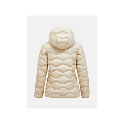4. Kurtka puchowa damska PEAK PERFORMANCE Helium Down Hood Jacket Women beżowy